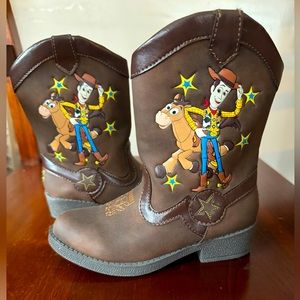 Toddler Toy Story Cowboy Cowgirl Boots Brown NEW WITHOUT TAGS